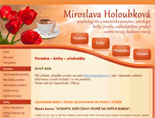 Tablet Screenshot of miroslavaholoubkova.cz